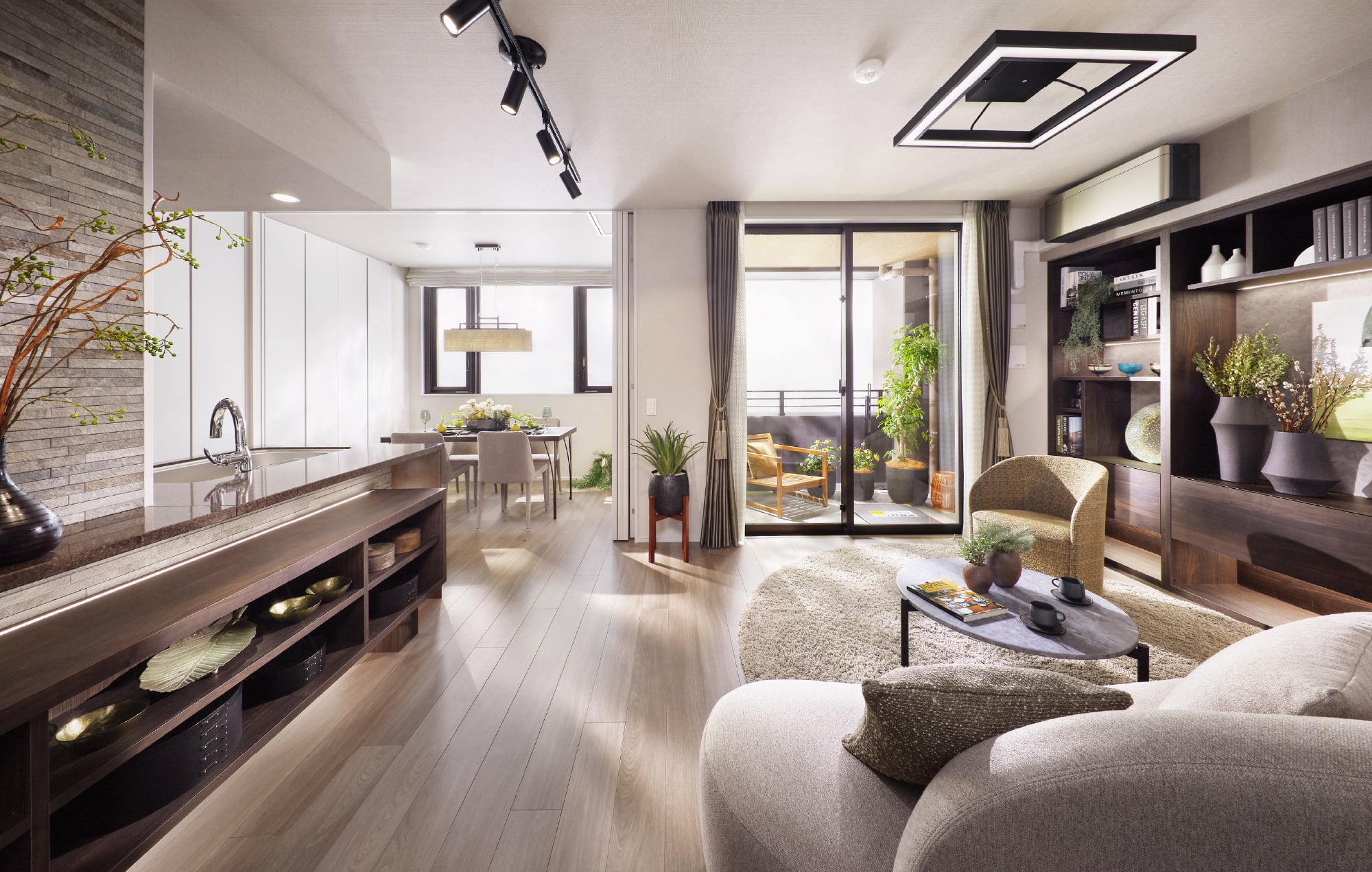 LIVING DINING KITCHEN