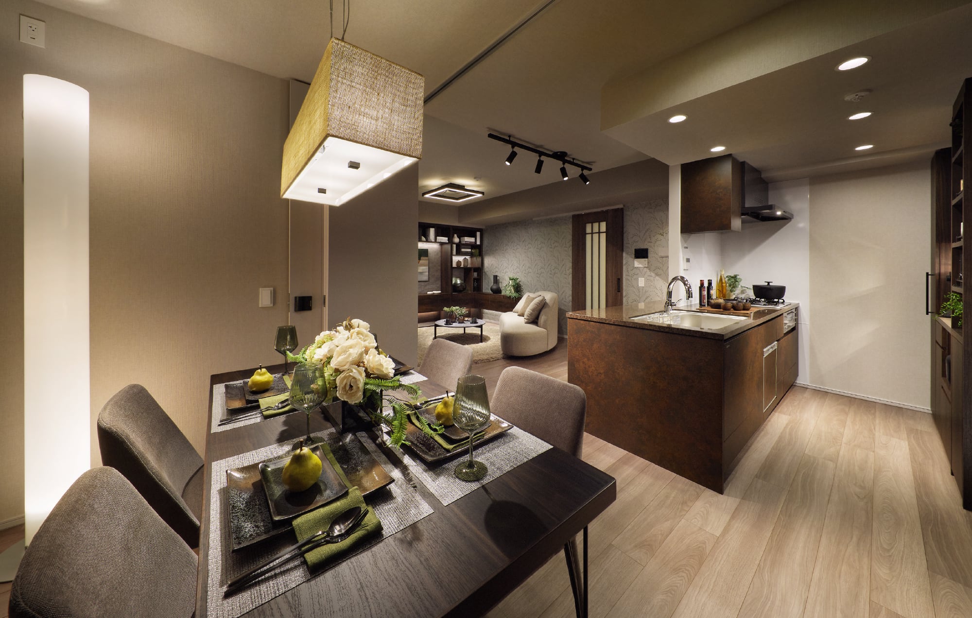 LIVING DINING KITCHEN