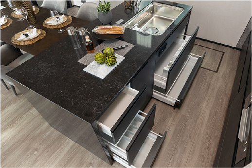 キッチンスライド収納